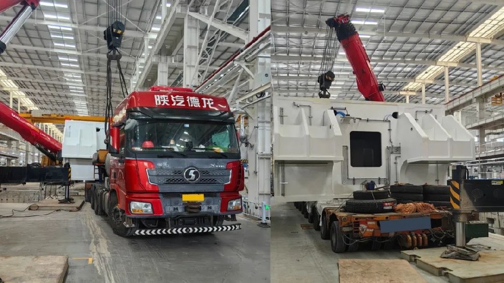 中際國邦大件：克服寒潮風雪，確保壓力機設備順利發(fā)運，彰顯企業(yè)擔當！